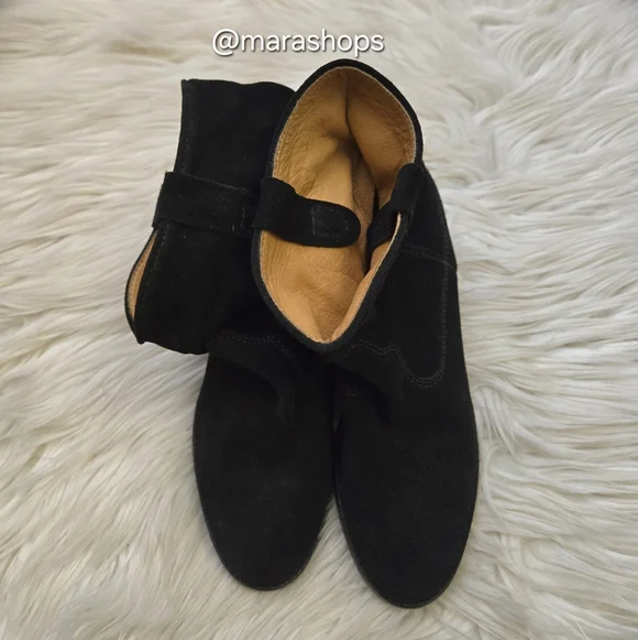 Isabel Marant Crisi Ankle Boots Black Suede - Picture 5 of 9